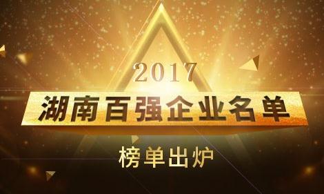 2017湖南百强企业名单 2017湖南省企业100强 湖南企业排行榜（完整榜单）