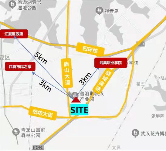  武汉江夏庙山可定制化工业园区厂房。